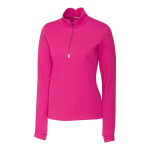 Cutter & Buck Traverse Stretch Eco Quarter Zip Womens Pullover