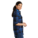 Port Authority Women's Plaid Flannel Tunic .