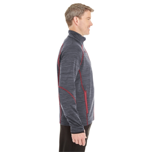 North End Men's Flux Melange Bonded Fleece Jacket